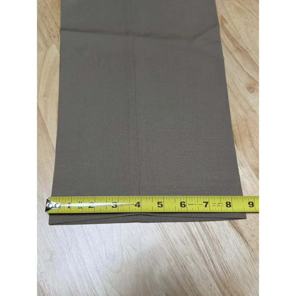 LAUREN RALPH LAUREN Men’s Dress Pants WOOL TOTAL COMFORT Size 38x32 flat‎ front